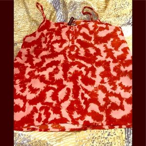 H&M colorful tank. Pink and red